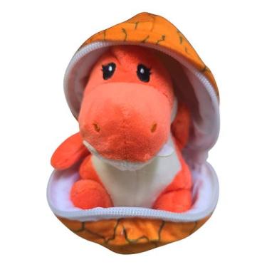 Imagem de Pelúcia Ovo Dino Dinossauro Surpresa 15 Cm Fofinho Fofo T Rex, Lanranj