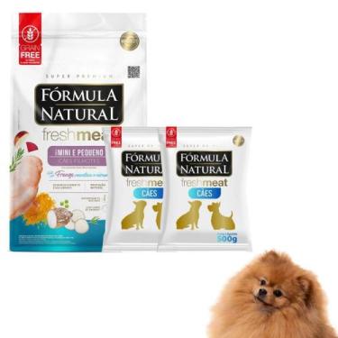 Imagem de Kit C/2 Fórmula Natural Linha Fresh Meat Raças Pequenas Filhote Frango