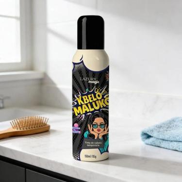 Imagem de Tinta Temporária P/ Cabelo Barba Em Spray 120ml Sai Com Água - Linha d