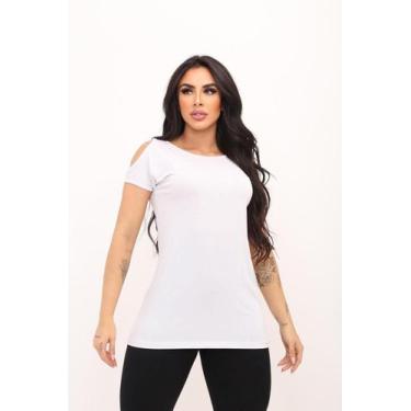 Imagem de Blusa feminina vest legging tapa bumbum de viscolycra Detalhe abertura