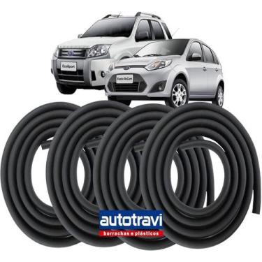Imagem de Kit 4 Borracha Guarnição de Porta Fiesta Rocan 2003 a 2014 Ecosport 20
