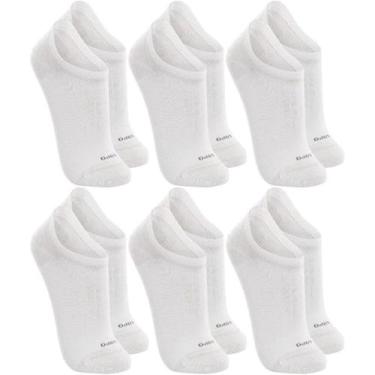 Imagem de Meia Lupo Sport Sapatilha 3270 C/6, Branco, Branco, Branco, 45-48