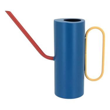 Imagem de VASO DECORATIVO ENFEITE PLANTA METAL 23x25x25cm AZUL