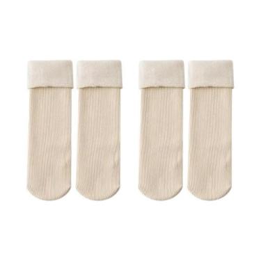 Imagem de Meias De Veludo Quentes De Inverno Para Meninos E Meninas, 2 Pares, Me
