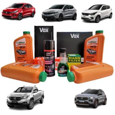 Imagem de Troca De Óleo 4lt 0w20 Uno Argo Cronos Strada Mobi 2017 2023 - LUBRAX 