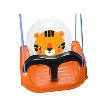 Imagem de Balanço Infantil Tigrinho Laranja - Pais e Filhos, Laranja