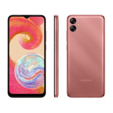 Imagem de Smartphone Samsung Galaxy A04e 4G Cobre, 64GB, 3GB Ram, Octa-Core, Tel