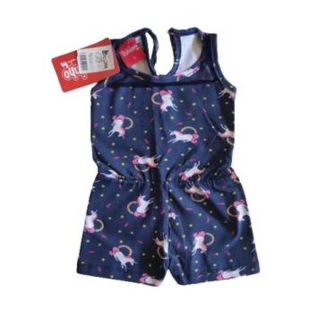 Imagem de Macacão bebê verão - roupa de bebê - maternidade - Trenzinho, Marinho,