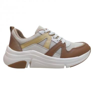 Imagem de Tênis Casual Feminino Ultraconforto Flatform Modare 7401102, Branco, 3