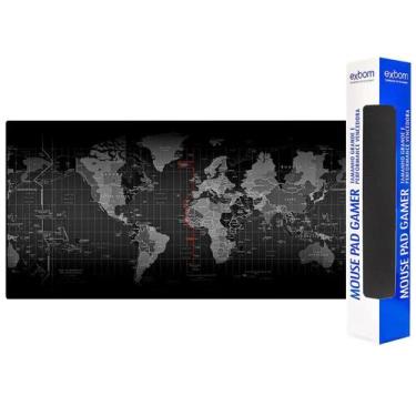 Imagem de Mouse Pad Gamer Tamanho Grande com Performance Vencedora - Exbom, Mapa