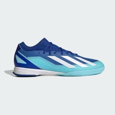 Imagem de Chuteira Indoor Masculina X Crazyfast.3 Adidas Azul, Alterar, 42