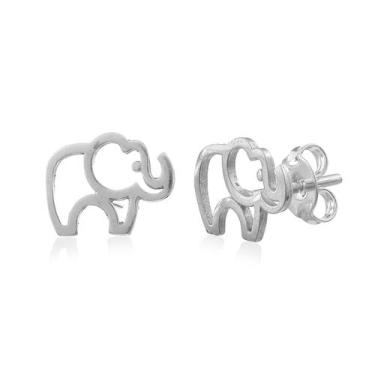 Imagem de Brinco Elefante Prata 925 - JA Jóias