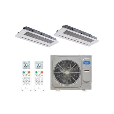 Imagem de Ar Condicionado Multi Split Cassete Inverter Carrier Atom 36000 BTUs (2x 18000 1 via) Q...