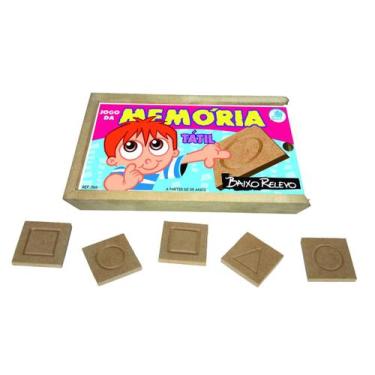 Imagem de Jogo da Memória Infantil Tátil Baixo Relevo - Simque