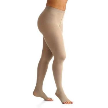 Imagem de Meia Calça 20-30 Select Comfort Bege Pé Aberto Sigvaris, P Normal