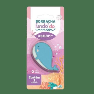 Imagem de Borracha Pet Formas Blister Leo&Leo, BALEIA