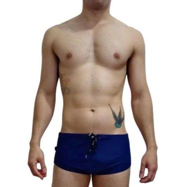 Imagem de Sunga Boxer Marinho Textura - JWILAS, GG