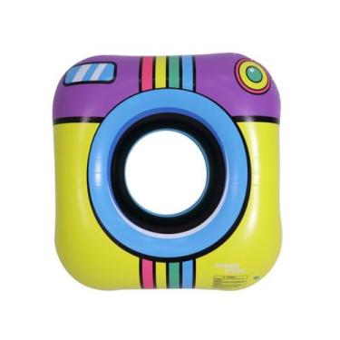 Imagem de Boia Inflável Circular Instacamera Aquática Piscina Praia - Summer Wav