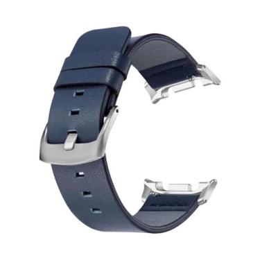 Imagem de Pulseira De Couro Luxuosa Para Samsung Galaxy Watch 8 40mm 44mm Classi