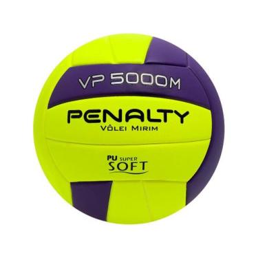 Imagem de Bola Vôlei Penalty VP 5000 Mirim, Amarelo e Roxo