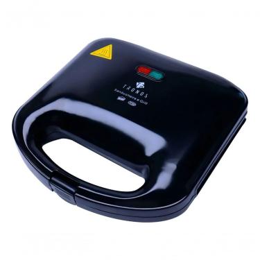 Imagem de Grill e Sanduicheira Tronos FS8016T Chapa Dupla Antiaderente Preto 220V para Lanches e Carnes