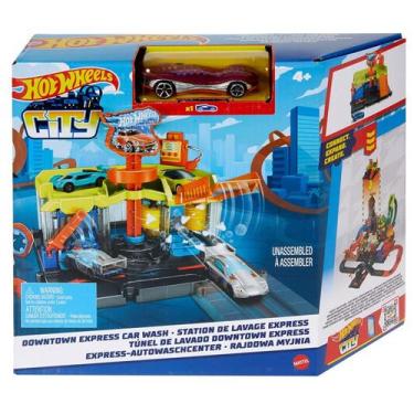 Imagem de Hot Wheels Pista Lava Rápido Express No Centro Da Cidade
