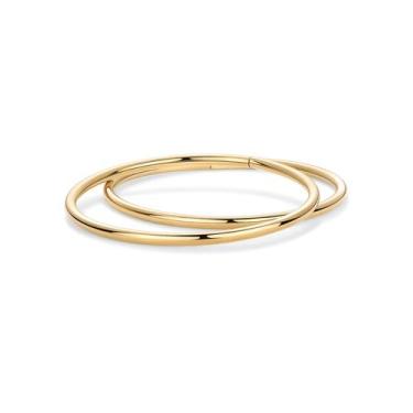 Imagem de Pulseira PAVOI Banhada a Ouro 14K à Prova d'Água 2 Unidades Médio