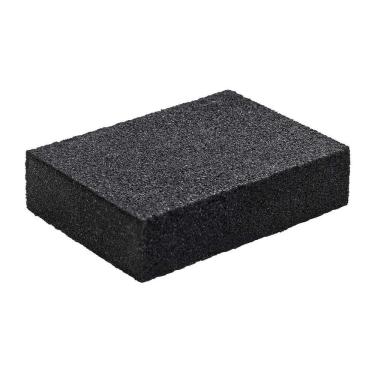 Imagem de Esponja Abrasiva Grão 60 para Lixamento e Acabamento Reutilizável Preta Worker 70CM 100X70X25MM