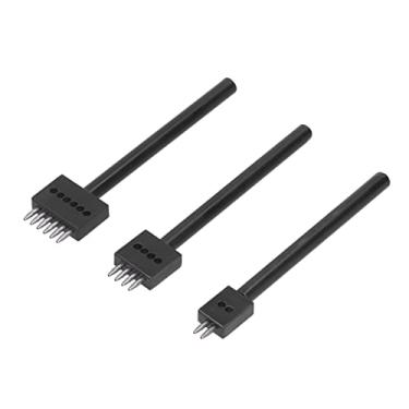 Imagem de Conjunto de ferramentas de punção de dentes, ferramenta de perfuração de couro de design profissional anti-ferrugem Alta dureza para produtos de couro para botas para faça você mesmo Couro(6mm)