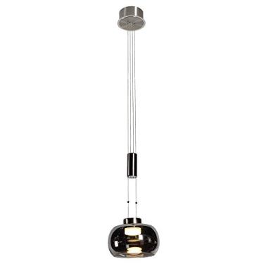 Imagem de Pendente Ioio Bella Iluminação Ioio Nickel/ Fume 22 Cm X 19 Cm