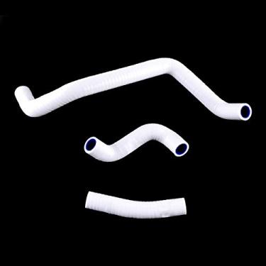 Imagem de LUXERAD Mangueira de silicone de arrefecimento para quadriciclo Performance 3 camadas 4,5 mm para Can-Am Bombardier DS650 00-07 (branca)