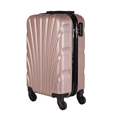 Imagem de Mala de Bordo em ABS Com 4 Rodas 360 - Roncalli Berlin (Rose)