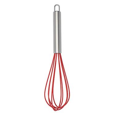 Imagem de Mimo Style Batedor de Ovos e Massas Fouet, Cabeça de Silicone e Cabo em Inox de Excelente Durabilidade, Belo Design, Útil Para Diversas Receitas, Massas de Bolo, Tortas, Pães, Cremes e Claras em Neve