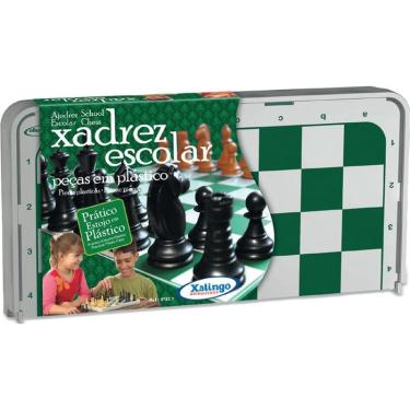 Imagem de Jogo de xadrez escolar (plastico) xalingo