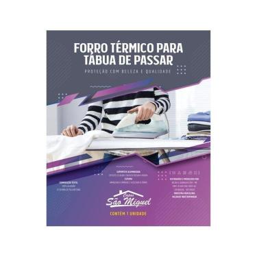 Imagem de Capa Para Tabua De Passar Roupa Forro Termico 1,40M Algodao