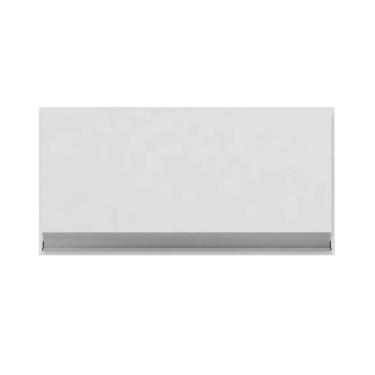 Imagem de Armário Aéreo Geladeira e Lavanderia 1 Porta 0,60m MDF BP Branco TX - SSX Multicoisas