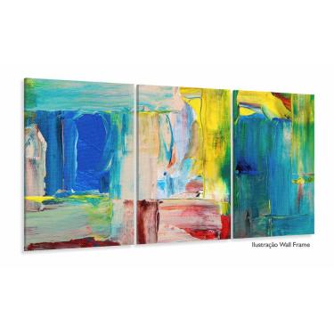 Imagem de Quadro Abstrato 120x60 decorativo Moderno Para Sala Hall