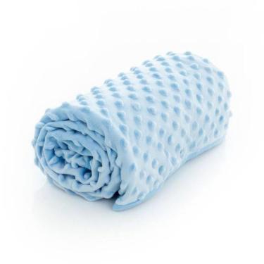 Imagem de Manta Infantil Azul Popcorn 70x100Cm Infanti 0m+ Enx007