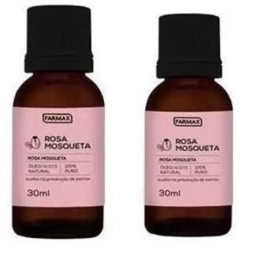 Imagem de kit 2 rosa mosqueta