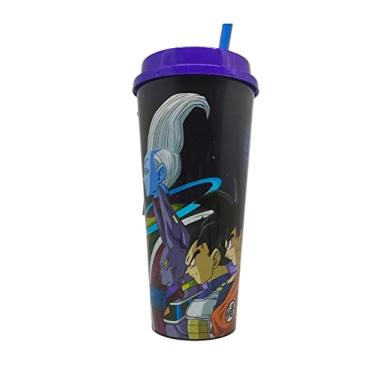 Imagem de Copo com Canudo e Fita Universe 7 Dragon Ball Super 1000ml