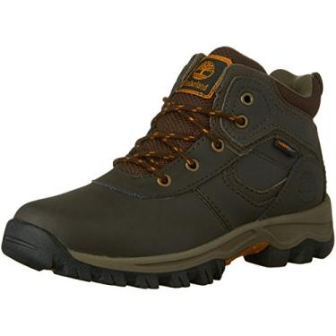 Imagem de Bota de caminhada Timberland MT Maddsen à prova d'água (infantil/criança pequena/criança grande), Dark Brown, 7 Big Kid
