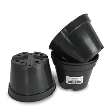 Imagem de Vaso Pote 11 Rígido Plantar Suculenta Flores Mudas 100 Und