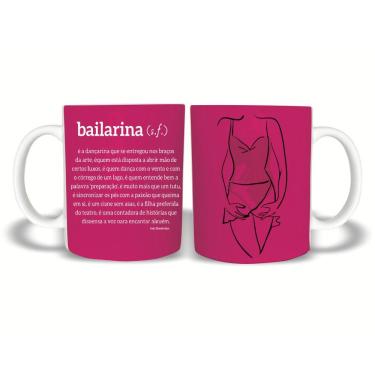 Imagem de Caneca Polímero 325Ml Ballet Bailarina Frase