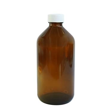 Imagem de Frasco De Vidro 200ml C/Tampa E Batoque (10 Unidades) (Branco)