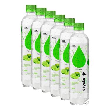 Imagem de Kit 6 Água Saborizada Crystal Sparkling Sabor Limão 510ml