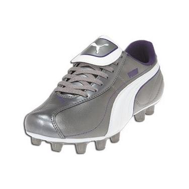 Imagem de PUMA Women's Hamati XL I FG Cleats (aged silver/white/parachute purple)