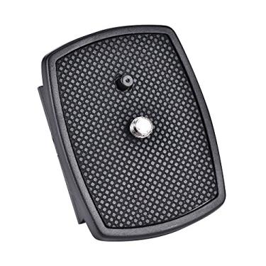 Imagem de Akozon Placa de liberação rápida, placa de montagem da câmera, adaptador de cabeça de tripé para câmera digital DSLR SLR