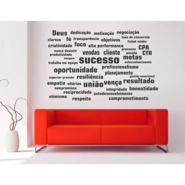 Imagem de Adesivo De Frases Coorporativas Motivacionais Para Empresas