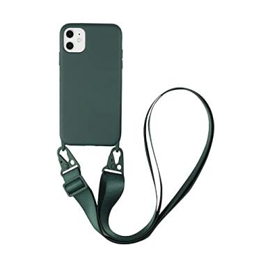 Imagem de Capa de telefone de cordão de silicone para iphone 12 13 11 14 pro max 7 plus x xr xs max ultra capa com alça de pescoço cordão de colar cruzado, t14, para iphone 13