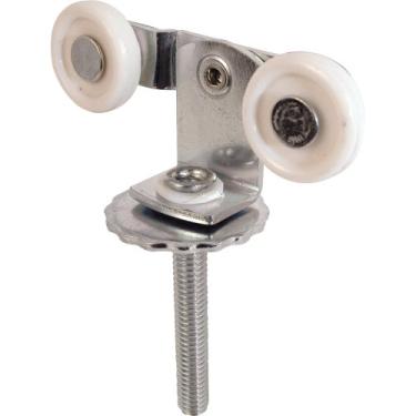 Imagem de Prime-Line Products N 6529 Conjunto de rolo de porta de borda plana, 2,54 cm de diâmetro x 0,63 cm de largura, nylon, 1 moedor